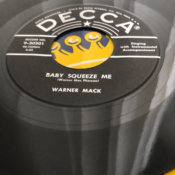 Warner Mack Is It Wrong For Loving You Vinyl 45 Record '57 - Picture 2 of 4